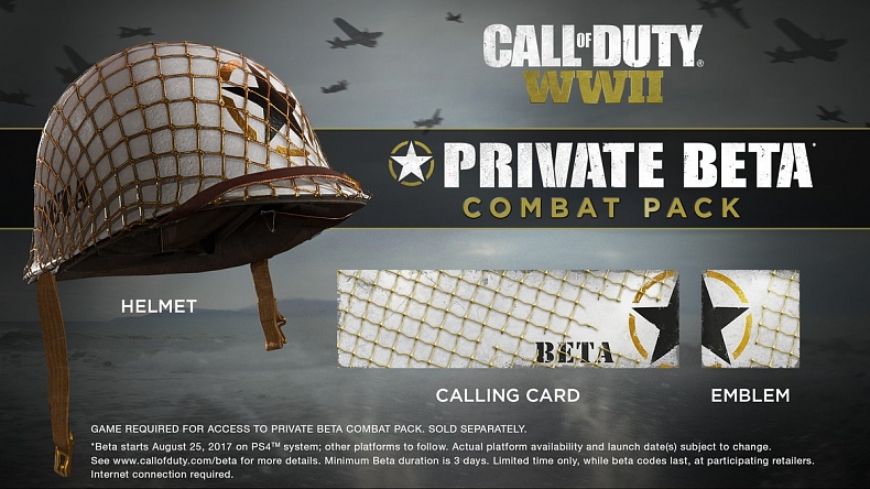 Bonusy pro hráče bety Call of Duty: WW2