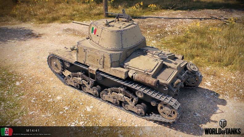 Fotky italských tanků tier I až X