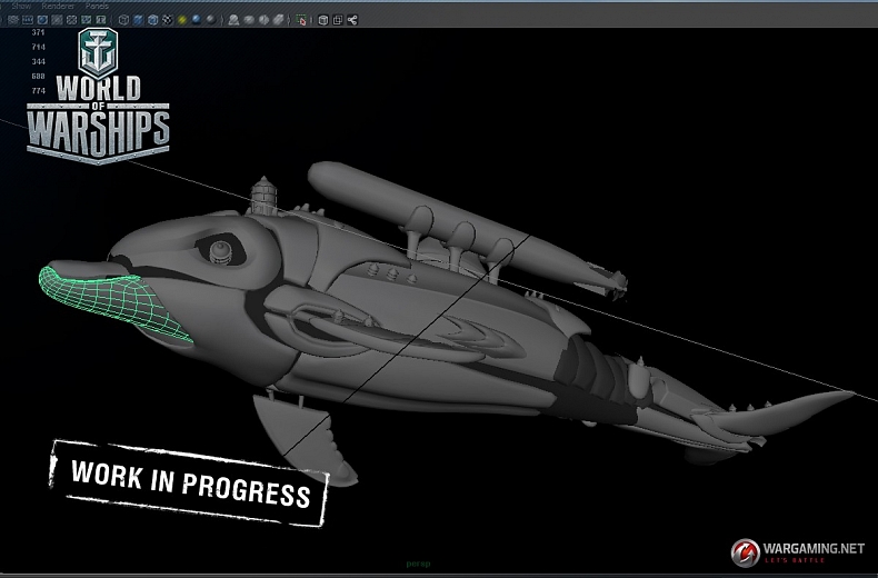 [WoWs] Wargaming se nudí, pracuje na bojových delfínech