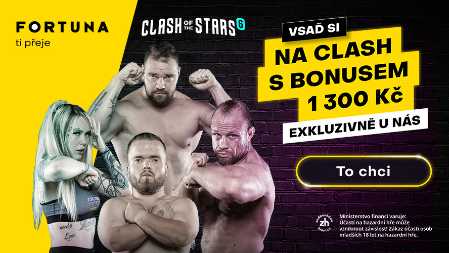 Clash of The Stars 6 plánuje posunout laťku bizáru. Fortuna vypsala kurzy na všechny zápasy