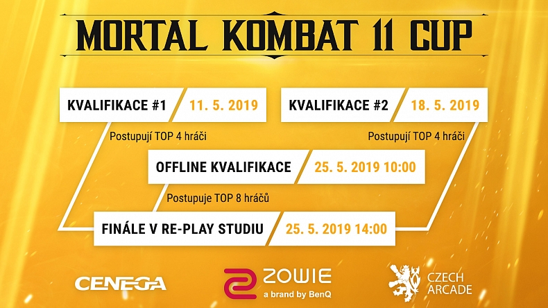 Rozdrťte své protivníky v Mortal Kombat 11 Cupu a vyhrajte luxusní monitory od ZOWIE