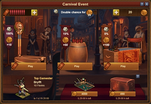 Benátský karneval přichází do Forge of Empires