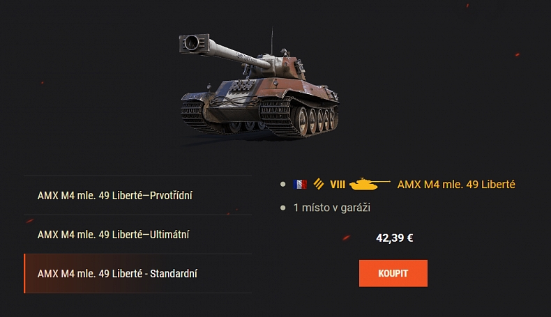 [WoT] Sběratelský skvost týdne: AMX M4 mle. 49 Liberté