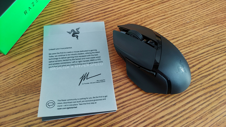 Recenze: Bezdrátová herní myš Razer Basilisk X Hyperspeed