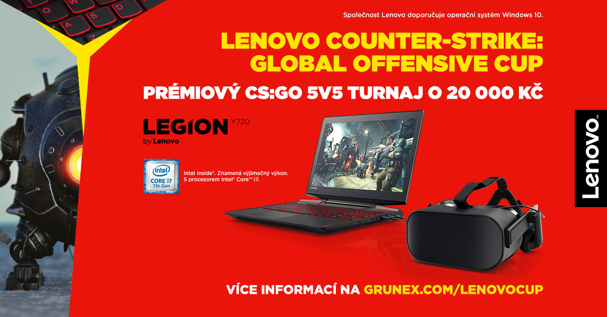 Finále Lenovo CS:GO Cupu již tuto sobotu