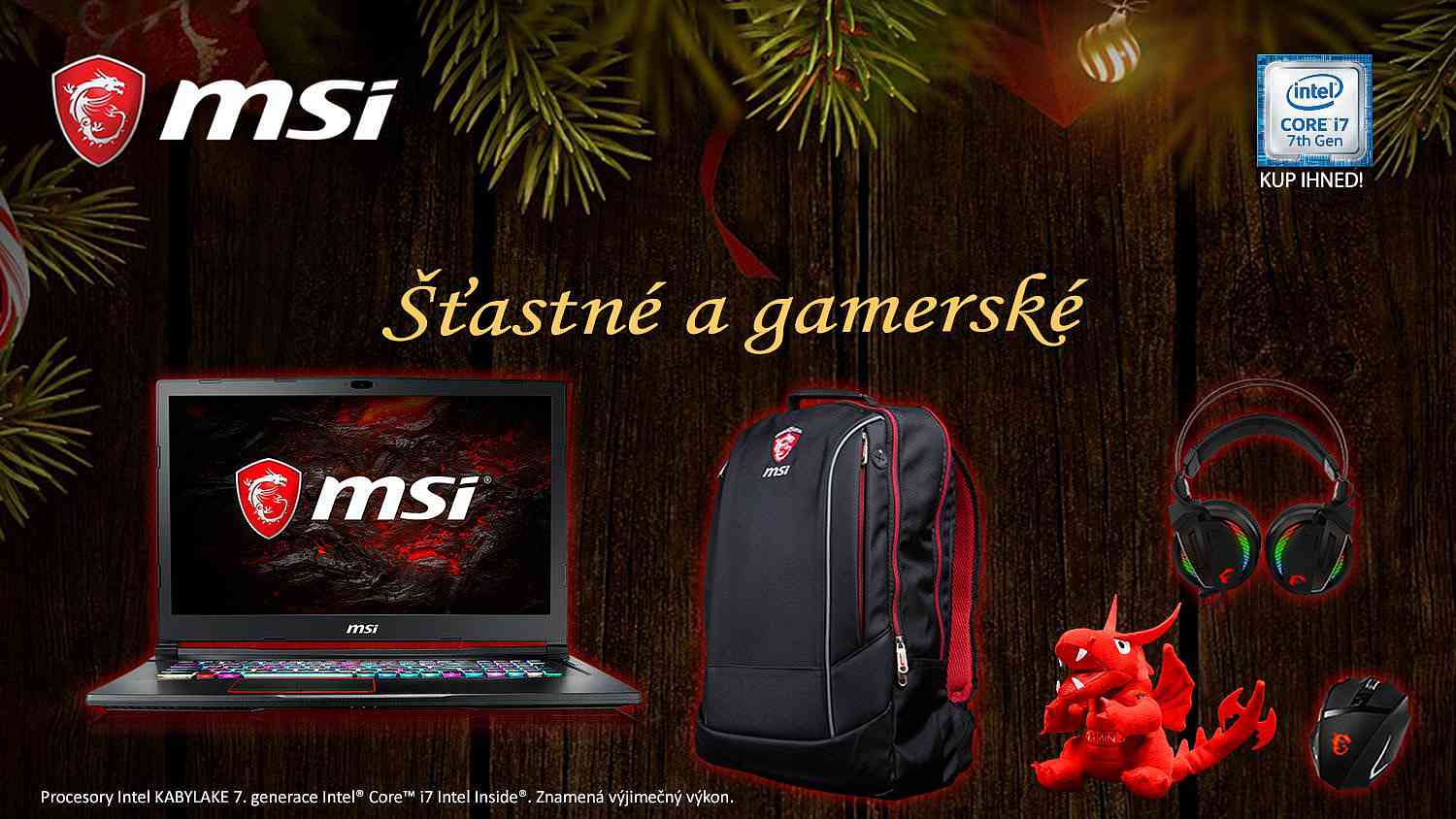 MSI rozdává dárky ve vánoční soutěži