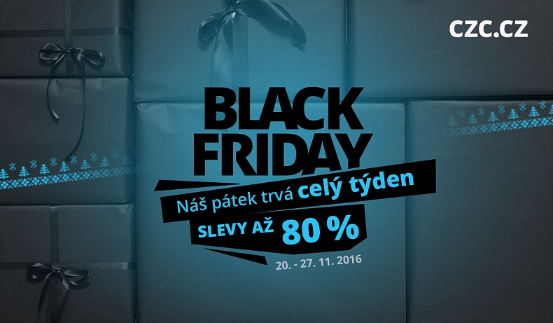 CZC.cz se chystá na Black Friday, slevy bude postupně spouštět celý týden