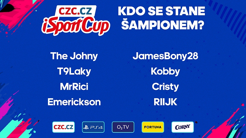 Finále CZC.cz iSport FIFA 19 Cupu už tuto sobotu v Praze