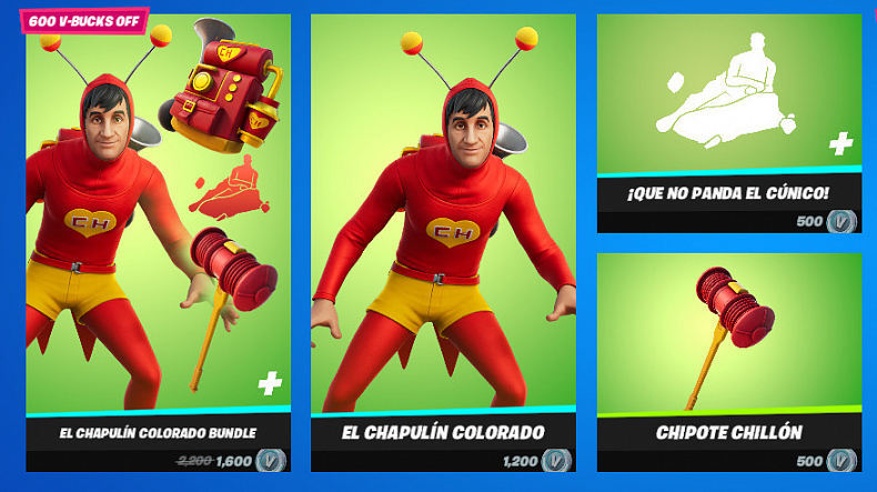 El Chapulin Colorado zavítal do Fortnite