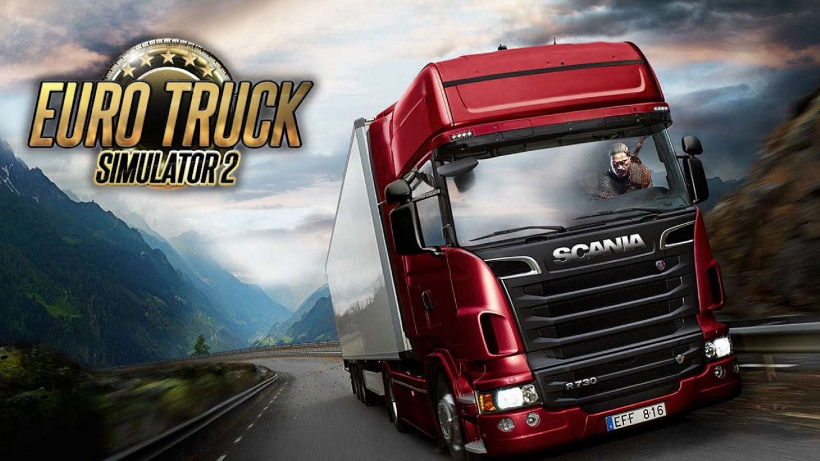 Geralt vás bude provázet silnicemi v Euro Truck Simulator 2