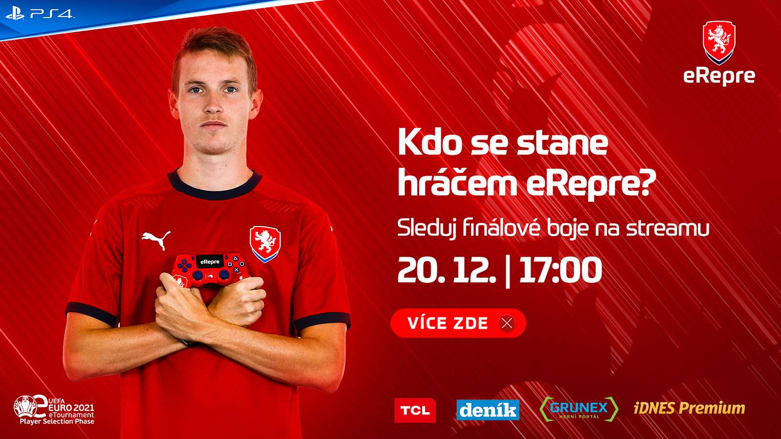 Sleduj online finále eRepre v PES21