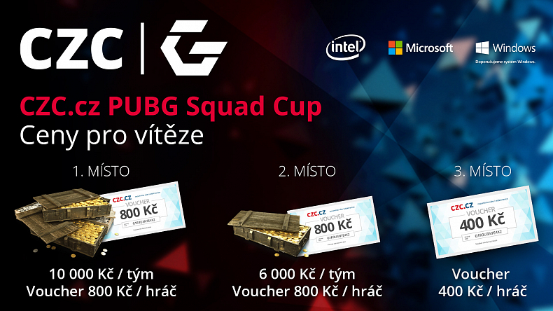 Přichází CZC.cz PUBG Squad Cup s Mazarinim