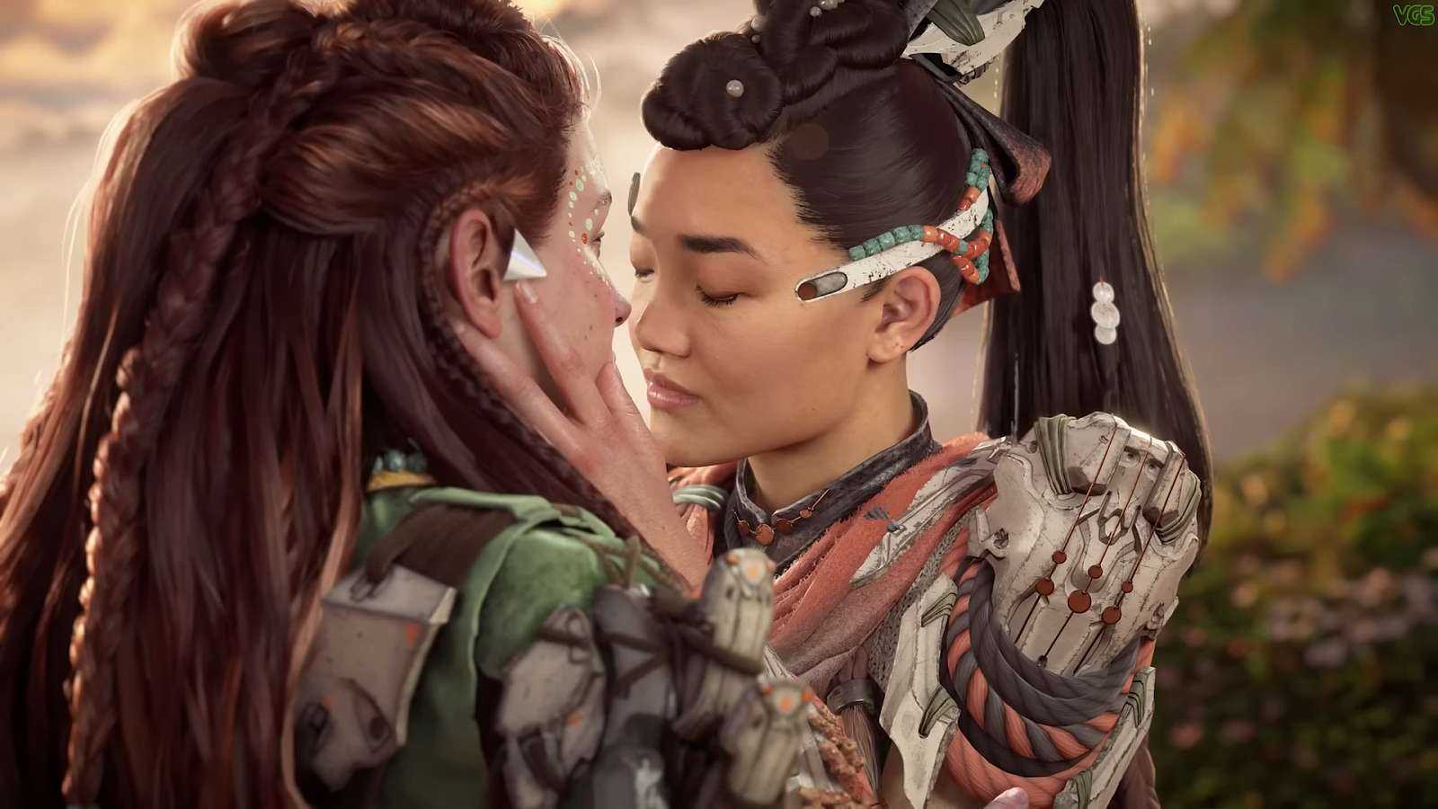 Na Horizon Forbidden West se snáší obří kritika kvůli LGBT obsahu