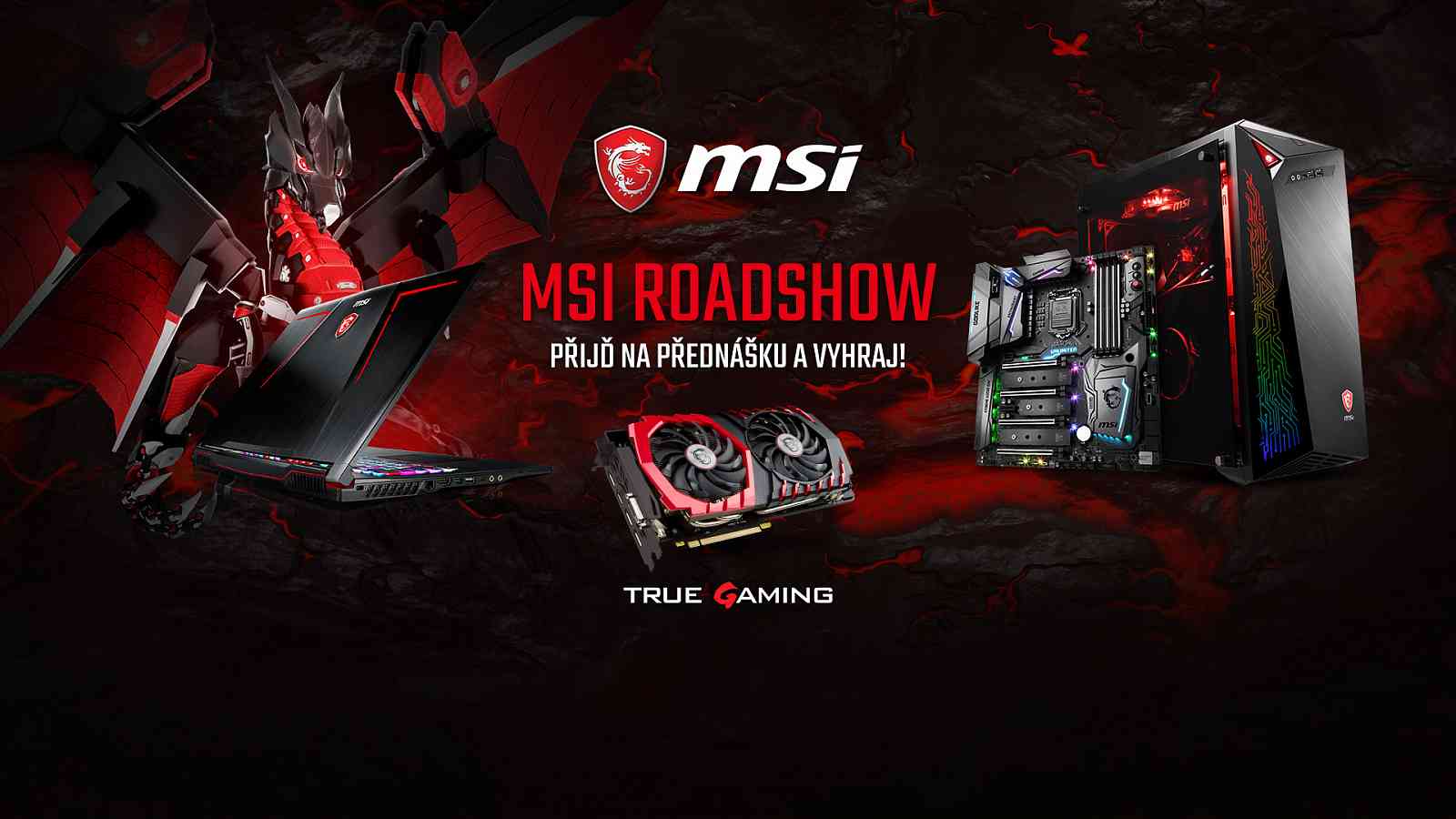 MSI Roadshow 2017 zavítá do Plzně, Brna a Ostravy kde představí herní novinky