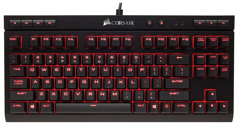 Corsair K63 je další mechanická klávesnice bez numerické části