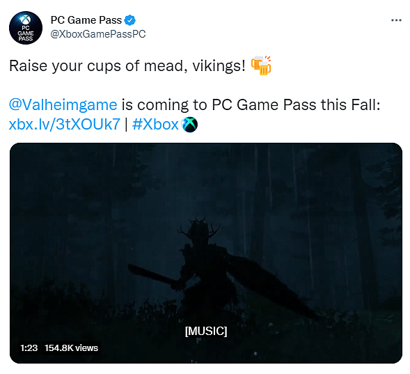 Valheim vyjde na Xbox, objeví se i v Xbox Game Pass