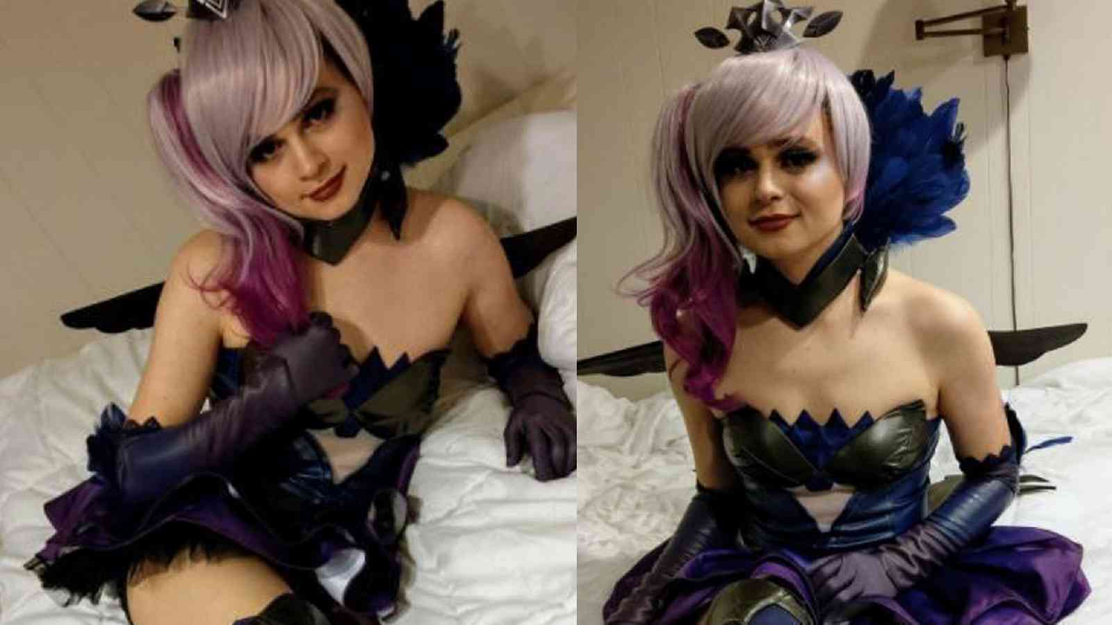 Cosplay křehké krásky Lux v podání profesionálního hráče League of Legends