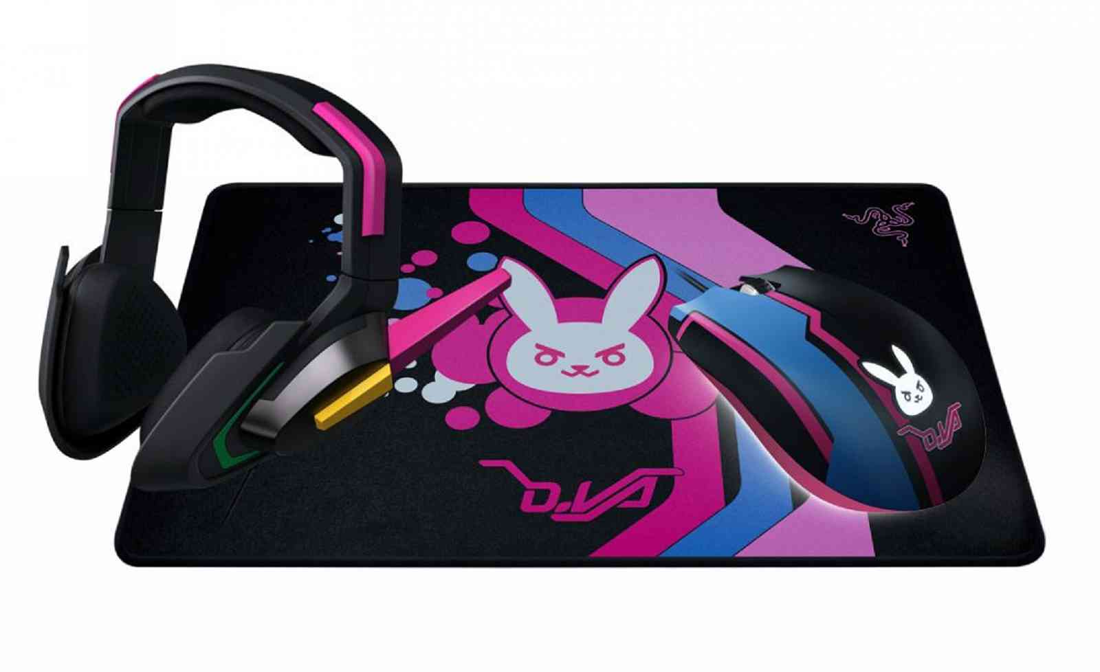 Razer představil myš, headset a podložku pod myš ve stylu postavy D.Va ze hry Overwatch!