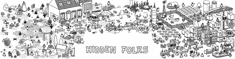 Mobilní tip: Hidden Folks – takové Kde je Valda? Pro moderní dobu