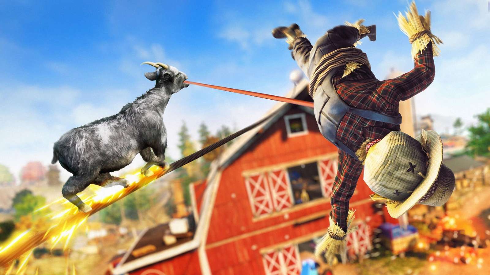 [Gamescom] Goat Simulator 3 - cesta na letiště s vemenem a pytlem trávy