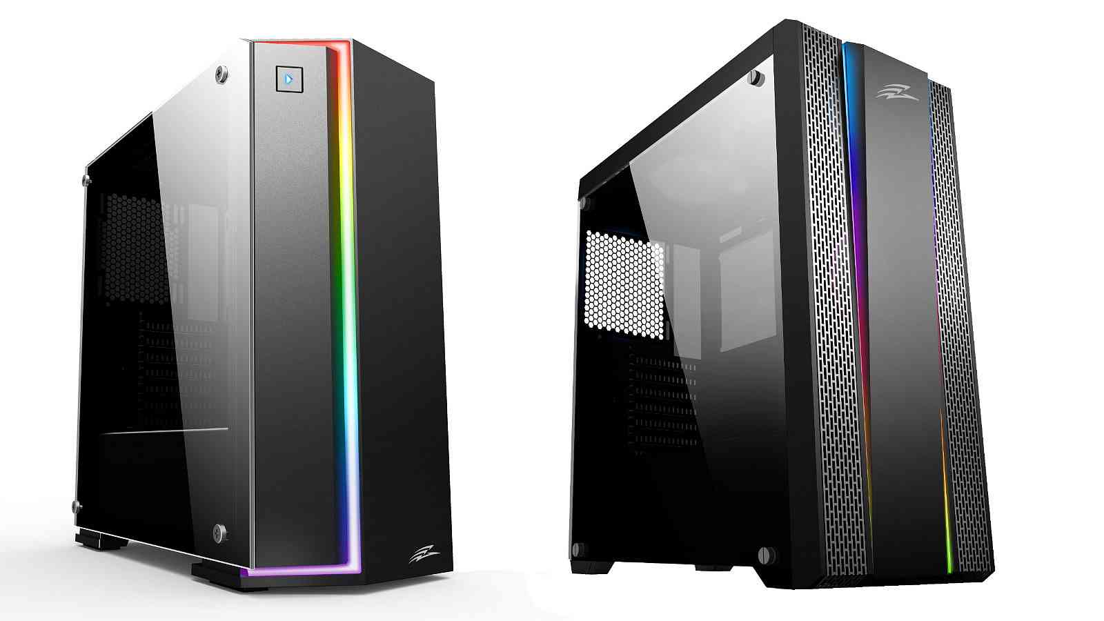 Evolveo uvádí dvě futuristické skříně s RGB podsvícením a příjemnou cenovkou