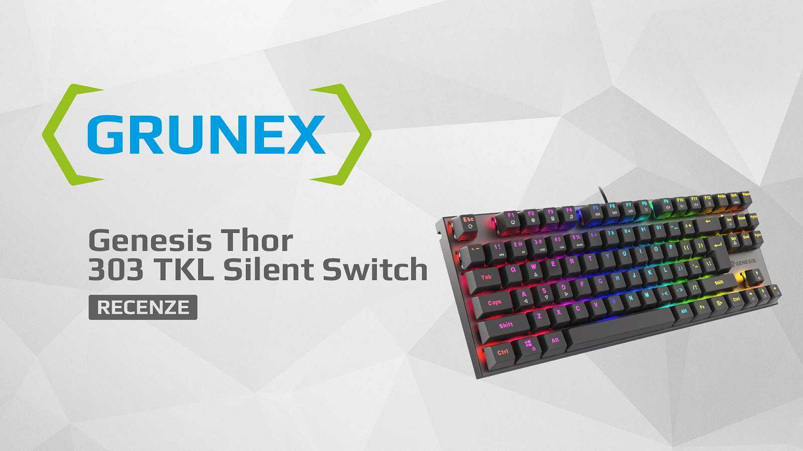 Recenze: Genesis Thor 303 TKL Silent switch - Hot-swap mechanická klávesnice