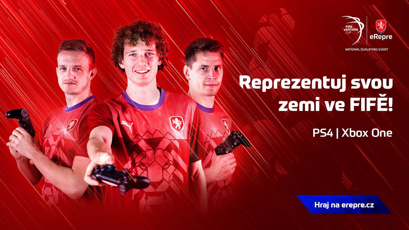 Známe obsazení PS4 offline finále eRepre ve FIFA