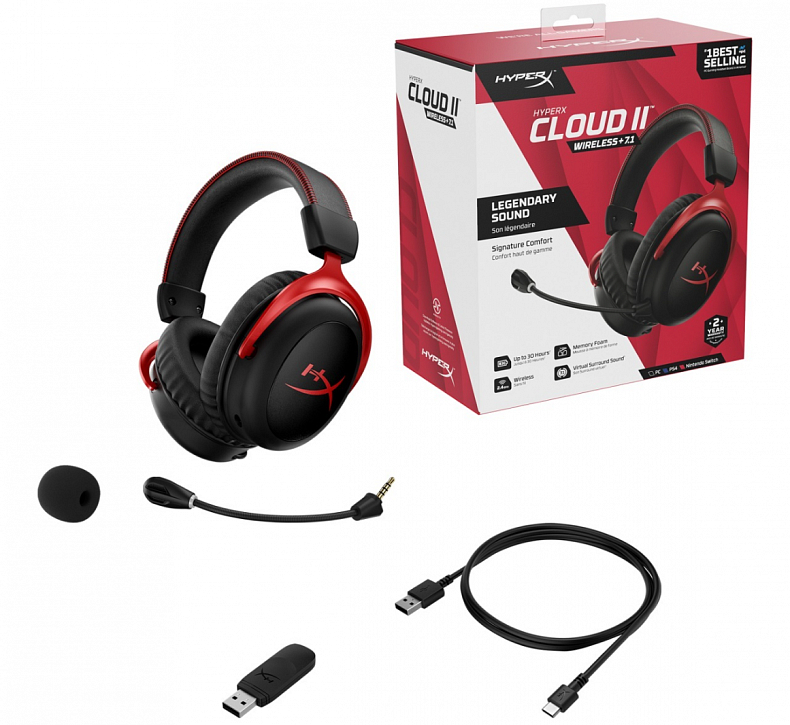 Legendární sluchátka HyperX Cloud 2 přicházejí v bezdrátové variantě