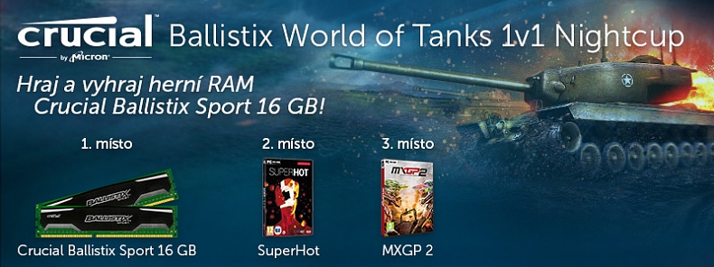 Crucial Ballistix World of Tanks turnaj