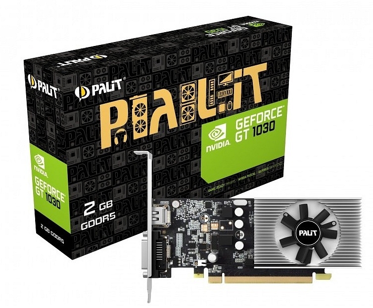 GeForce GT 1030 od Palit se cenově dostala pod dva tisíce