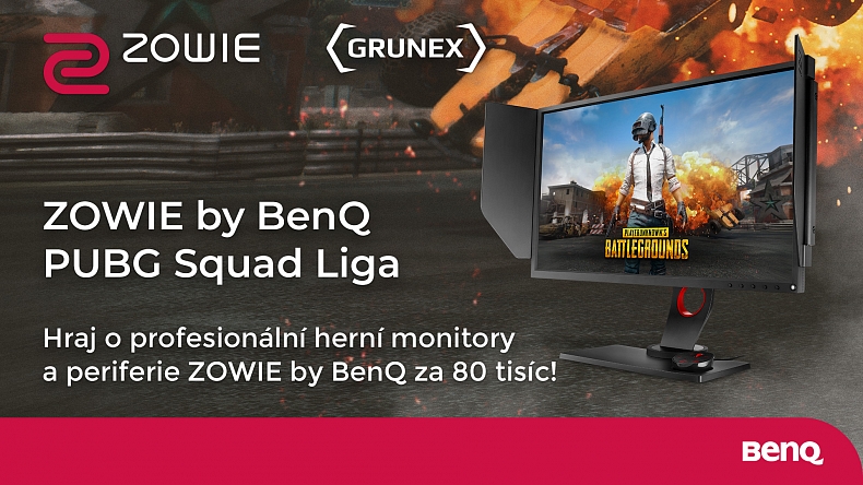 Startuje druhý ročník ZOWIE by BenQ PUBG Squad Ligy