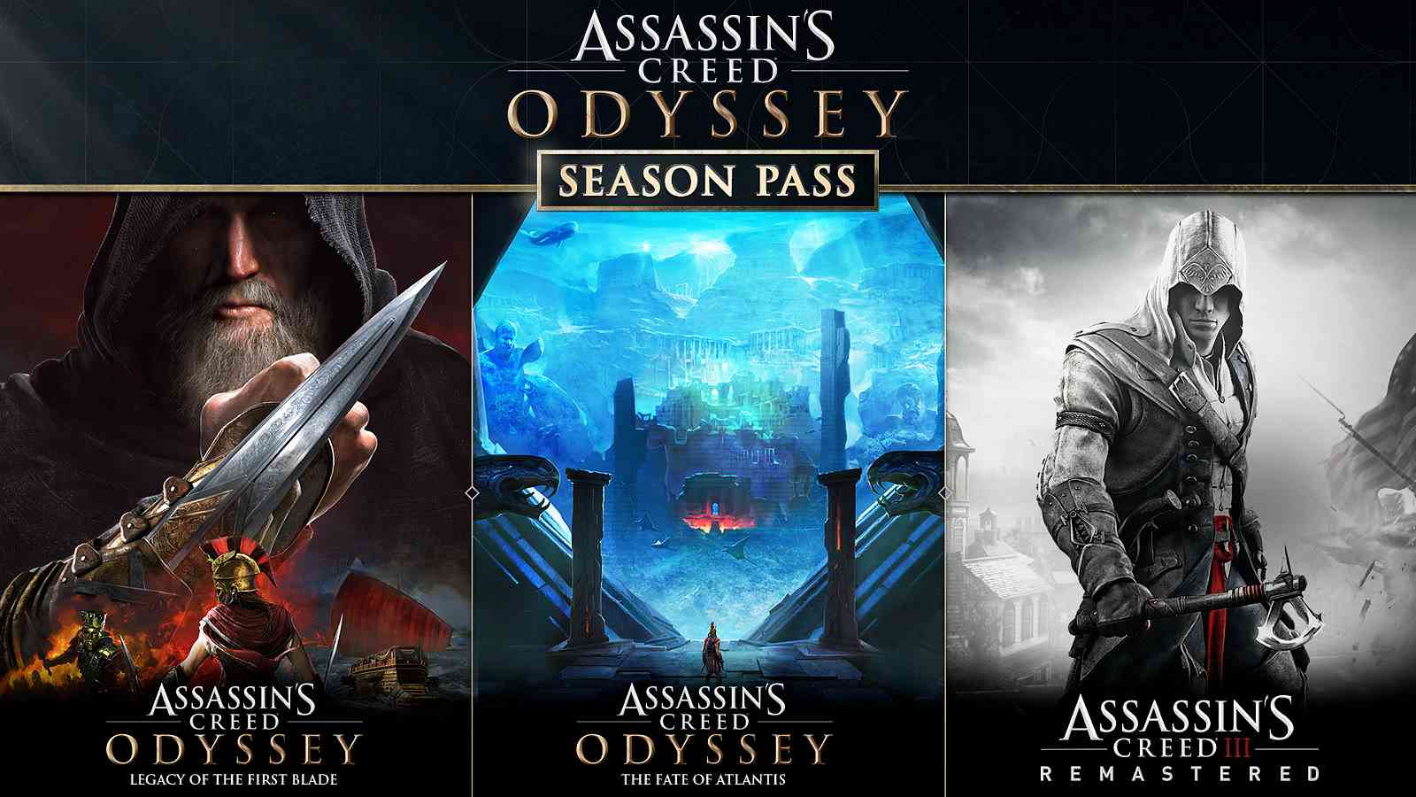 Season Pass pro Assassin's Creed: Odyssey nabídne dvě velká DLC