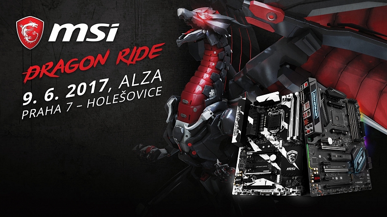 Prožij zdarma den s odborníky na MSI Dragon Ride no. 2