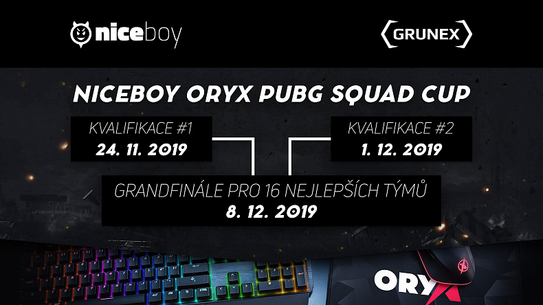 Niceboy ORYX PUBG Squad Cupu dominoval mix s názvem 6x