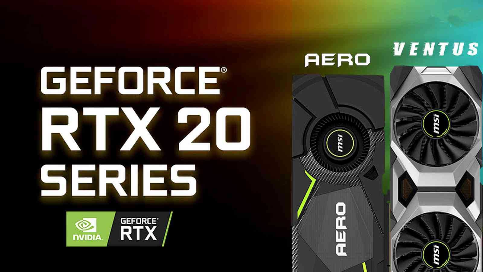 MSI představuje první vlastní řadu Nvidia GeForce RTX