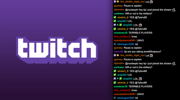 Konec nevhodných jmen diváků, Twitch zpřísňuje pravidla přezdívek