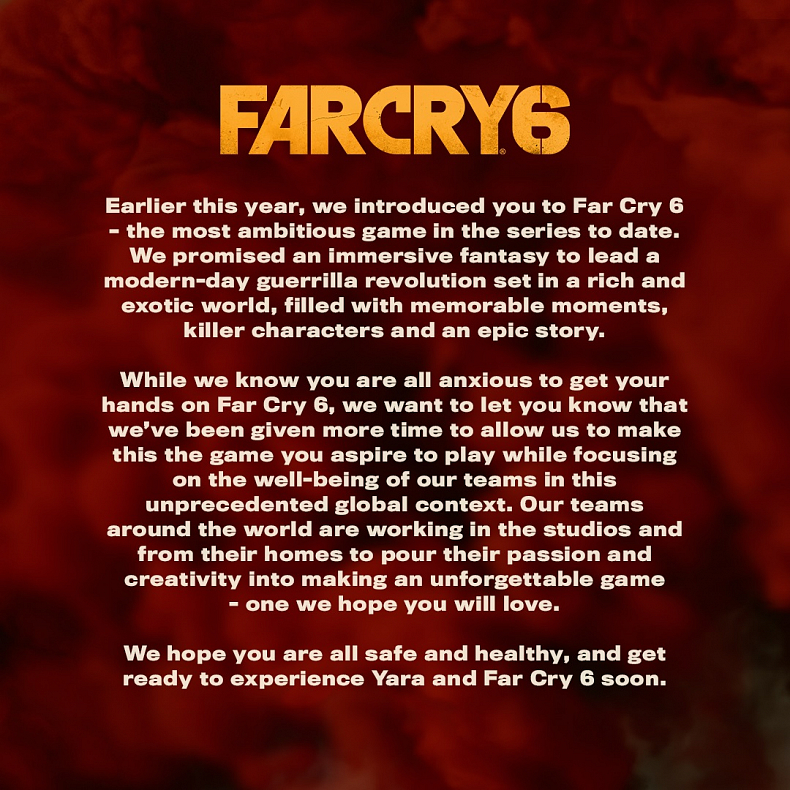 Far Cry 6 se odkládá na neurčito