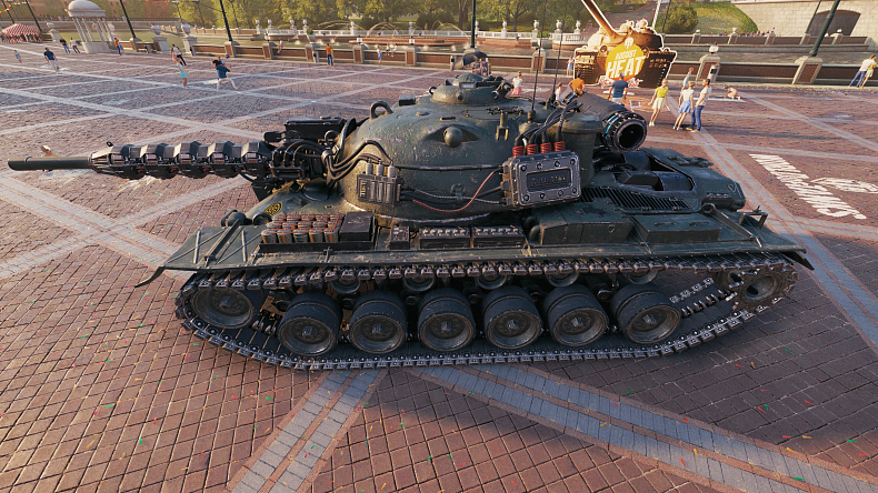 [WoT] 3D maskování „Thunderbolt“ pro M48A5 Patton