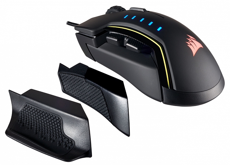 Corsair představil myš Glaive s vyměnitelnou částí pro palec