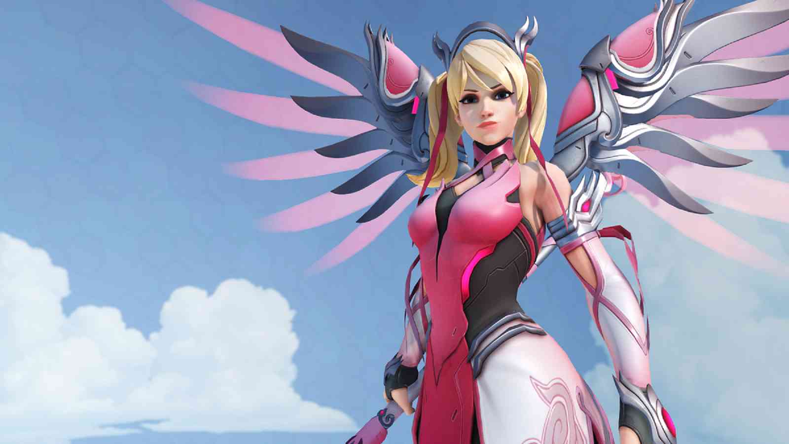 Mercy z Overwatch bojuje proti rakovině prsu