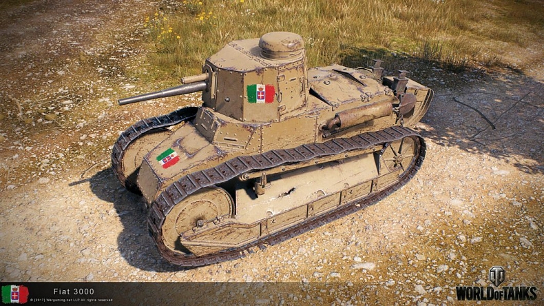 Fotky italských tanků tier I až X