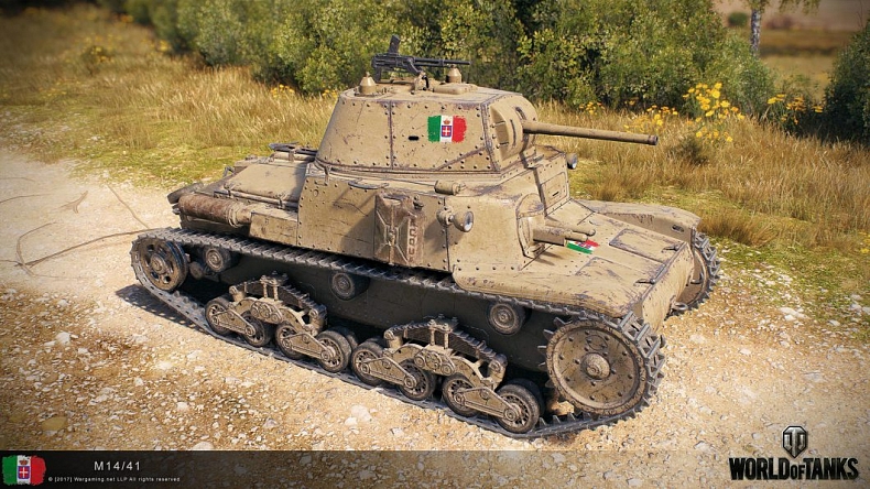 Fotky italských tanků tier I až X