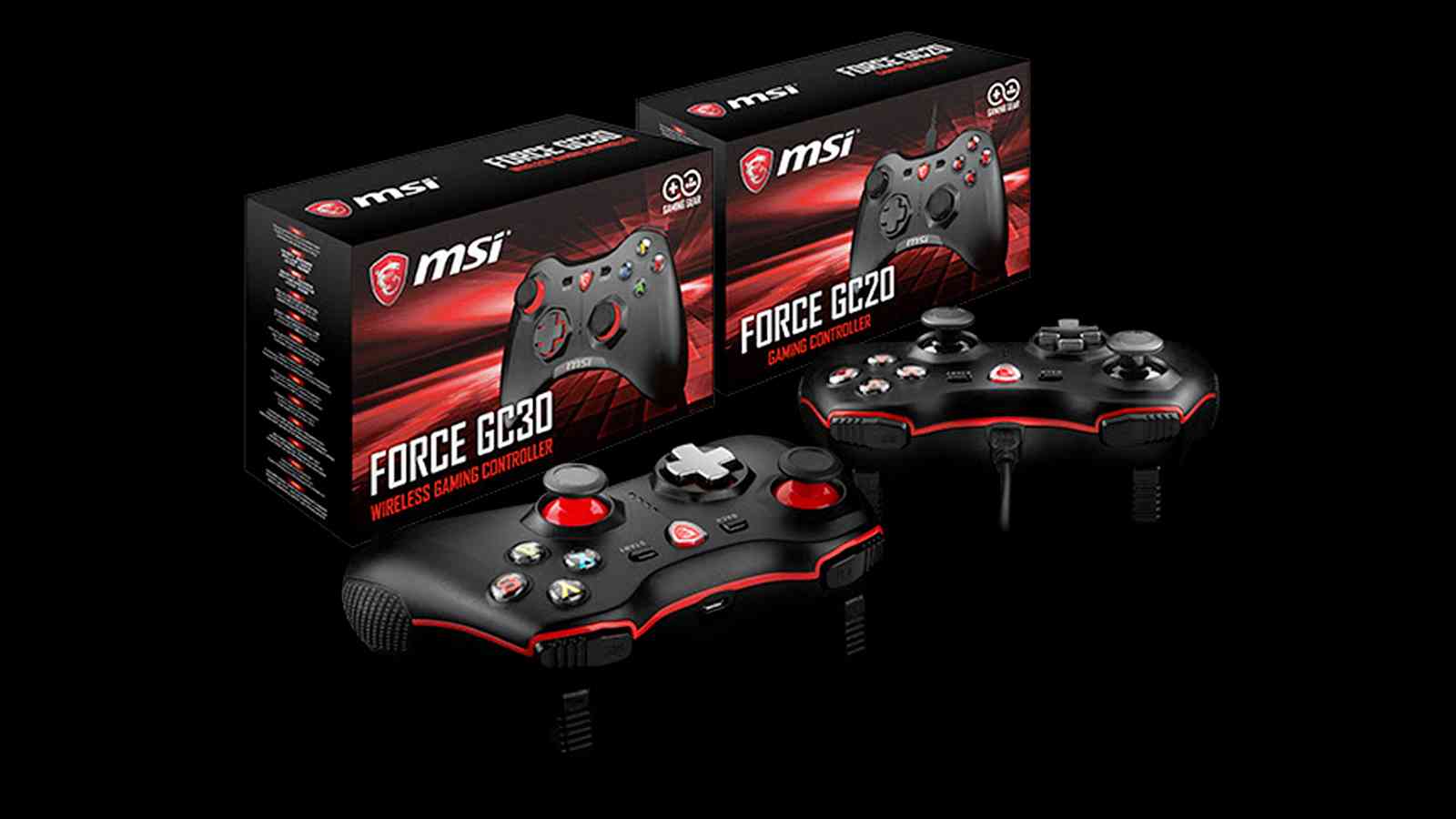 MSI oznamuje dvojici gamepadů Force