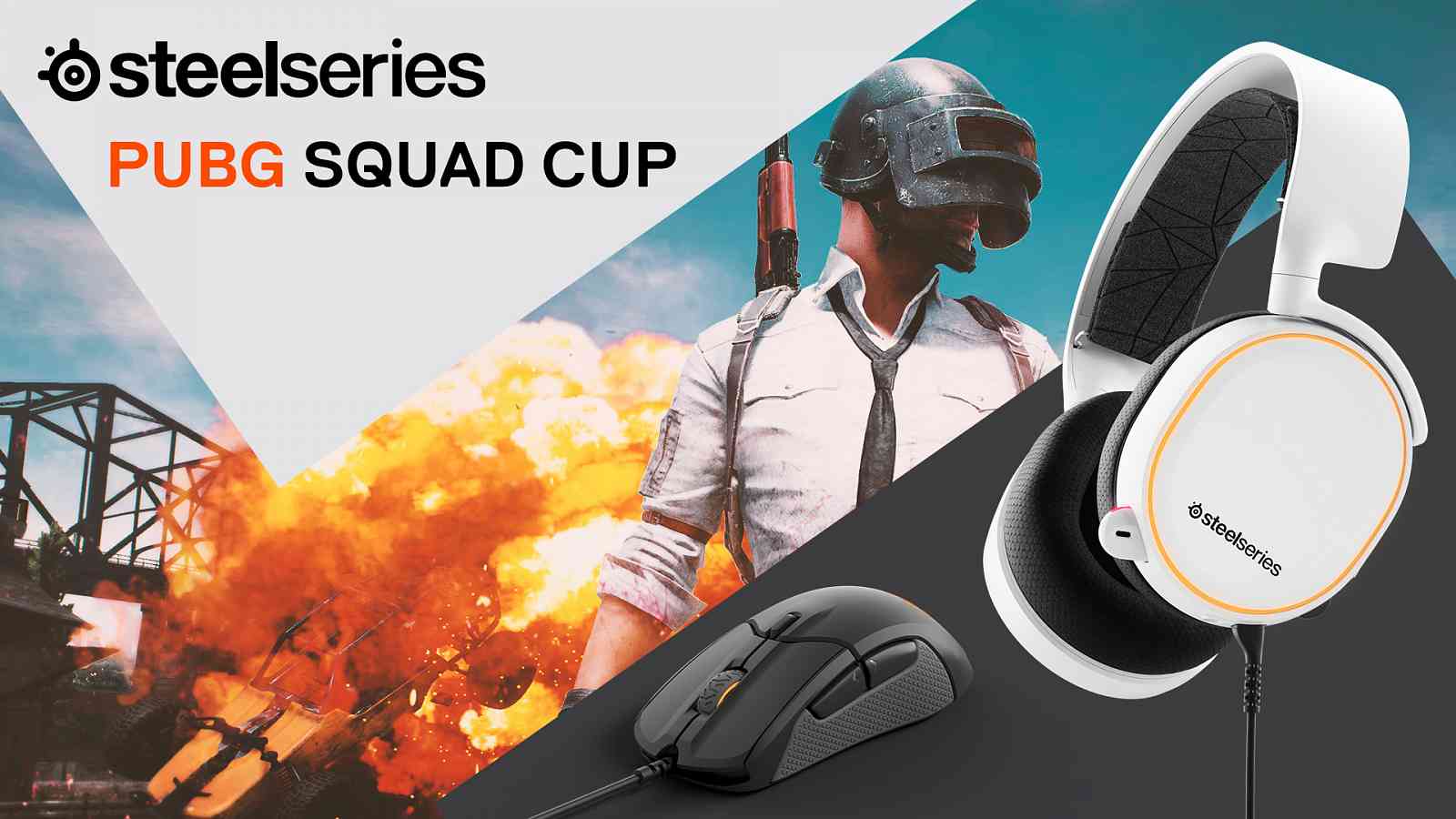 Vyhraj PUBG SQUAD CUP a odnes si kompletní gear od partnera SteelSeries