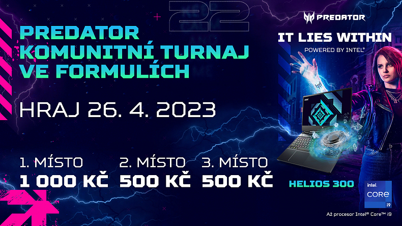 Predator komunitní turnaj ve formulích je tady!