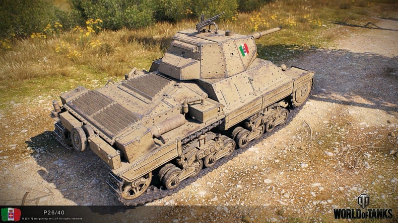 Fotky italských tanků tier I až X