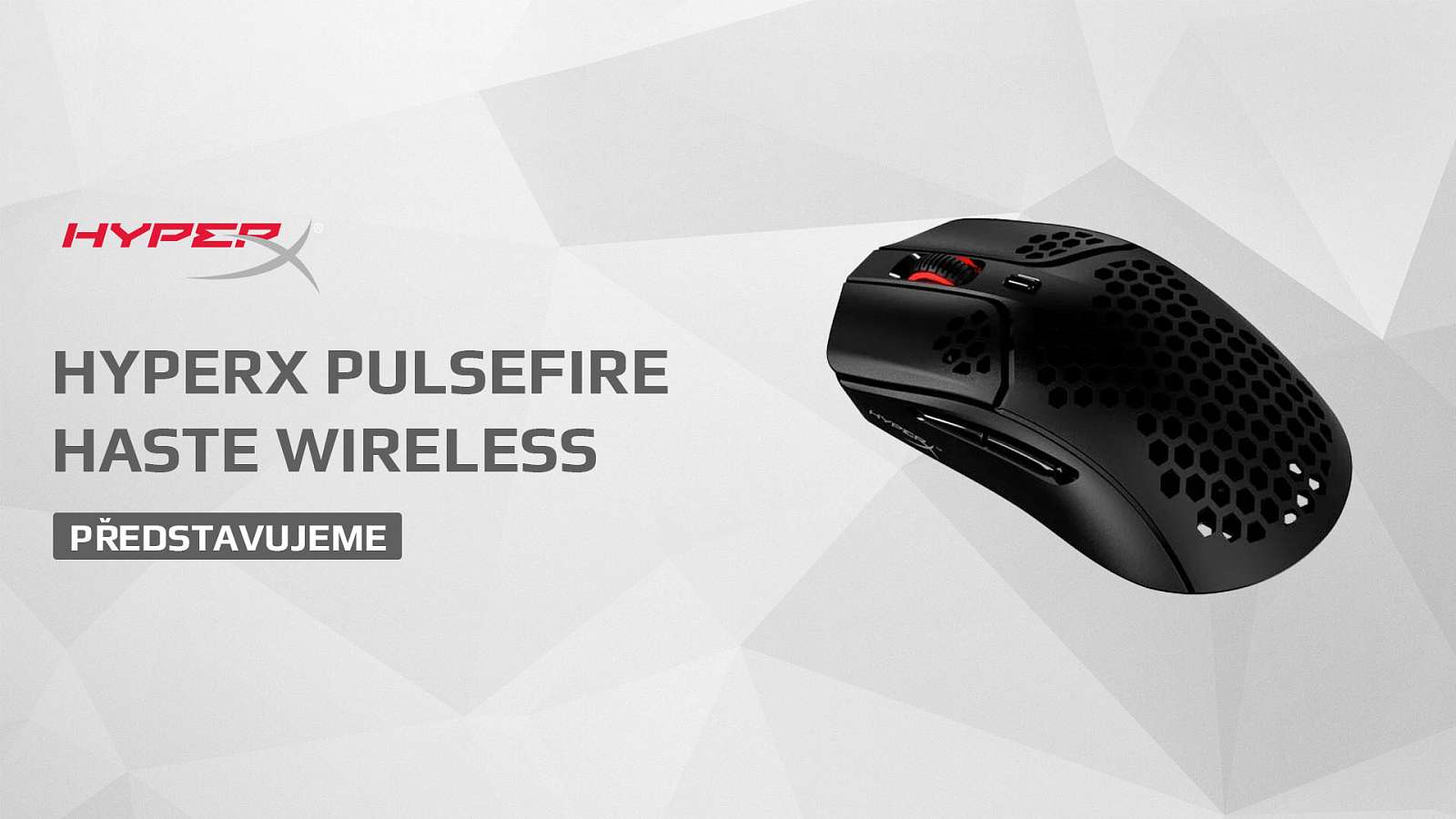 HyperX Pulsefire Haste Wireless: lehká bezdrátová myš pro vytrvalé hráče