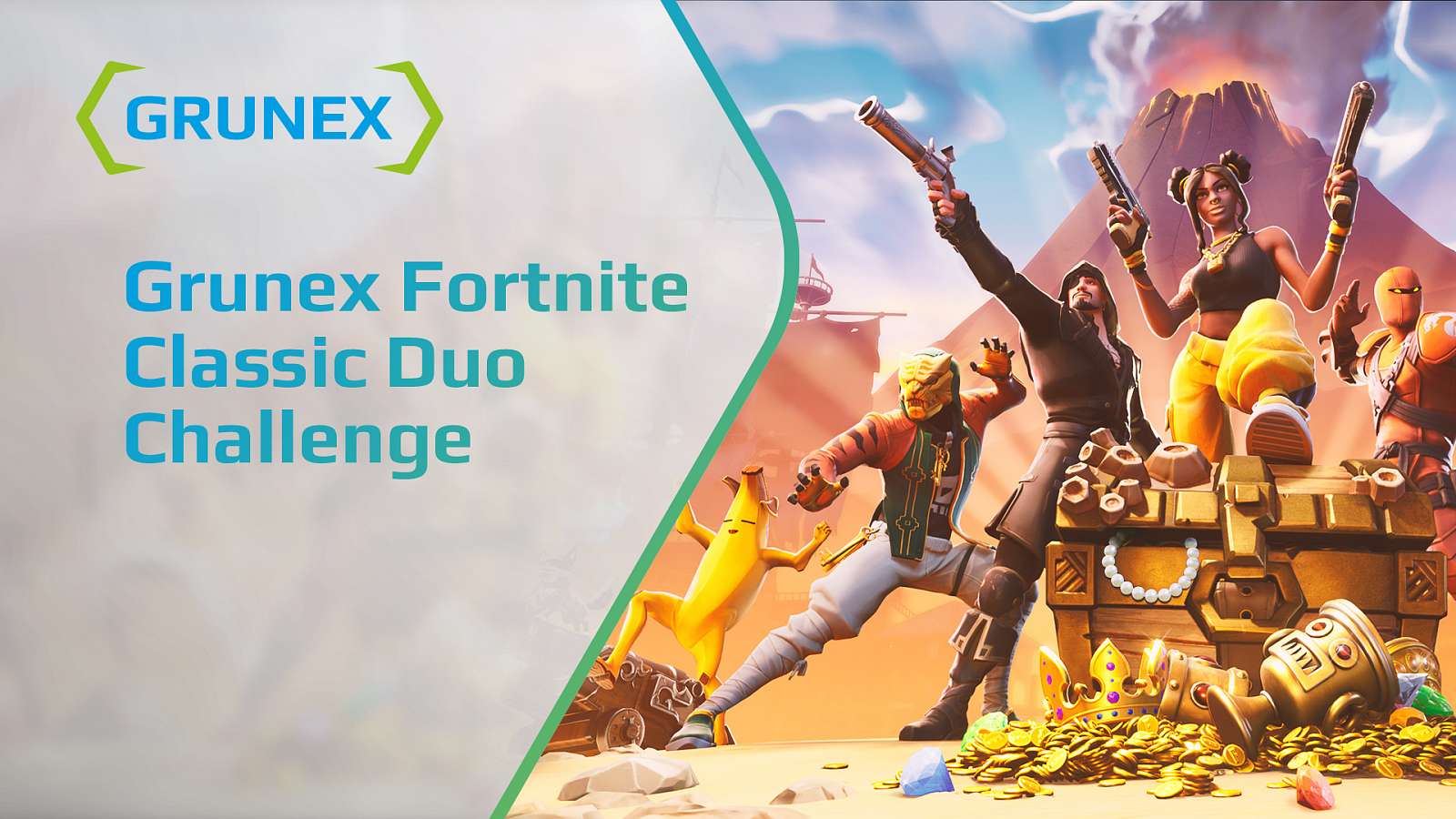 Zapoj se do Grunex Fortnite Classic Duo Challenge o super ceny