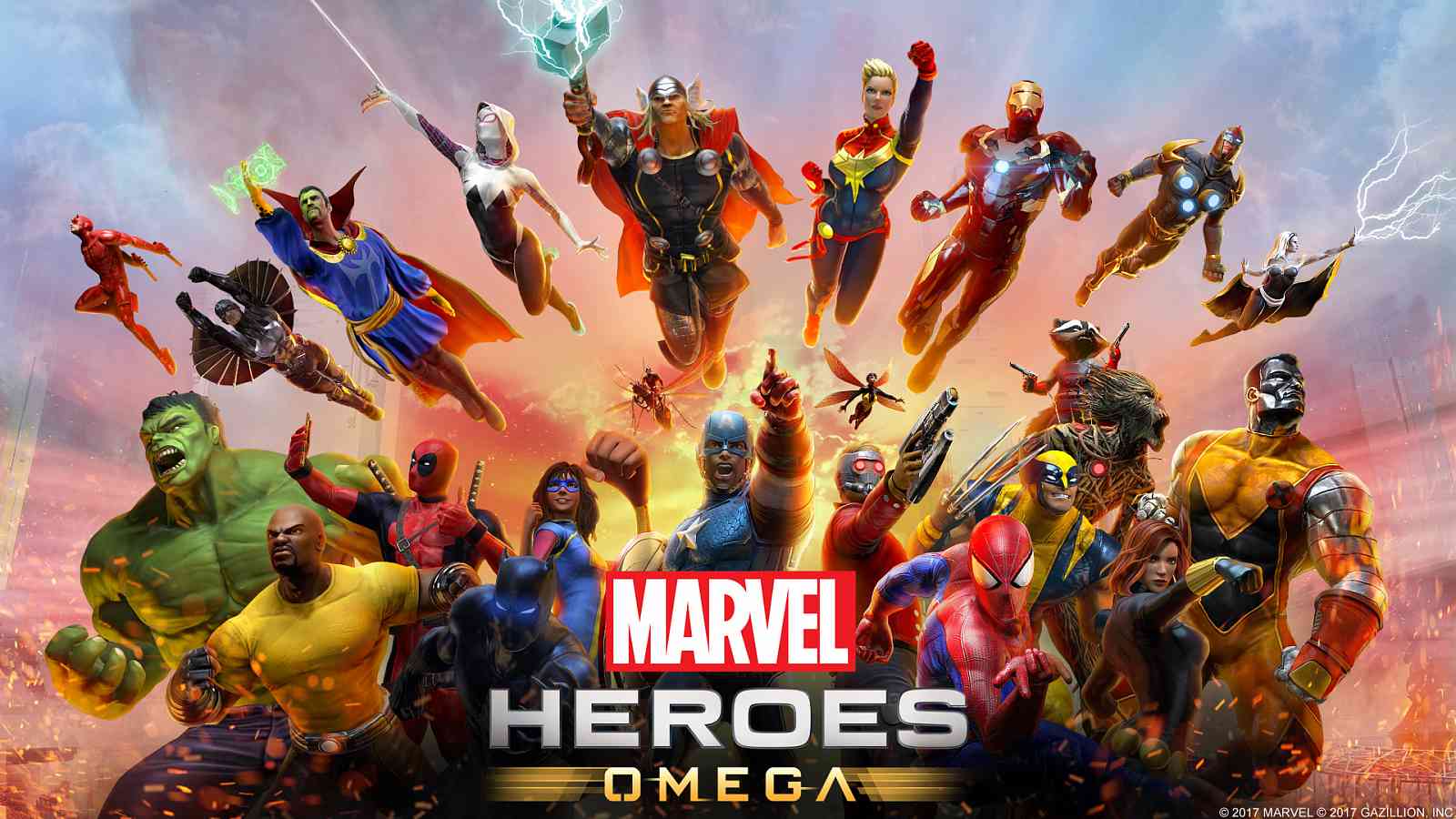 Online RPG titul Marvel Omega Heroes míří na konzole