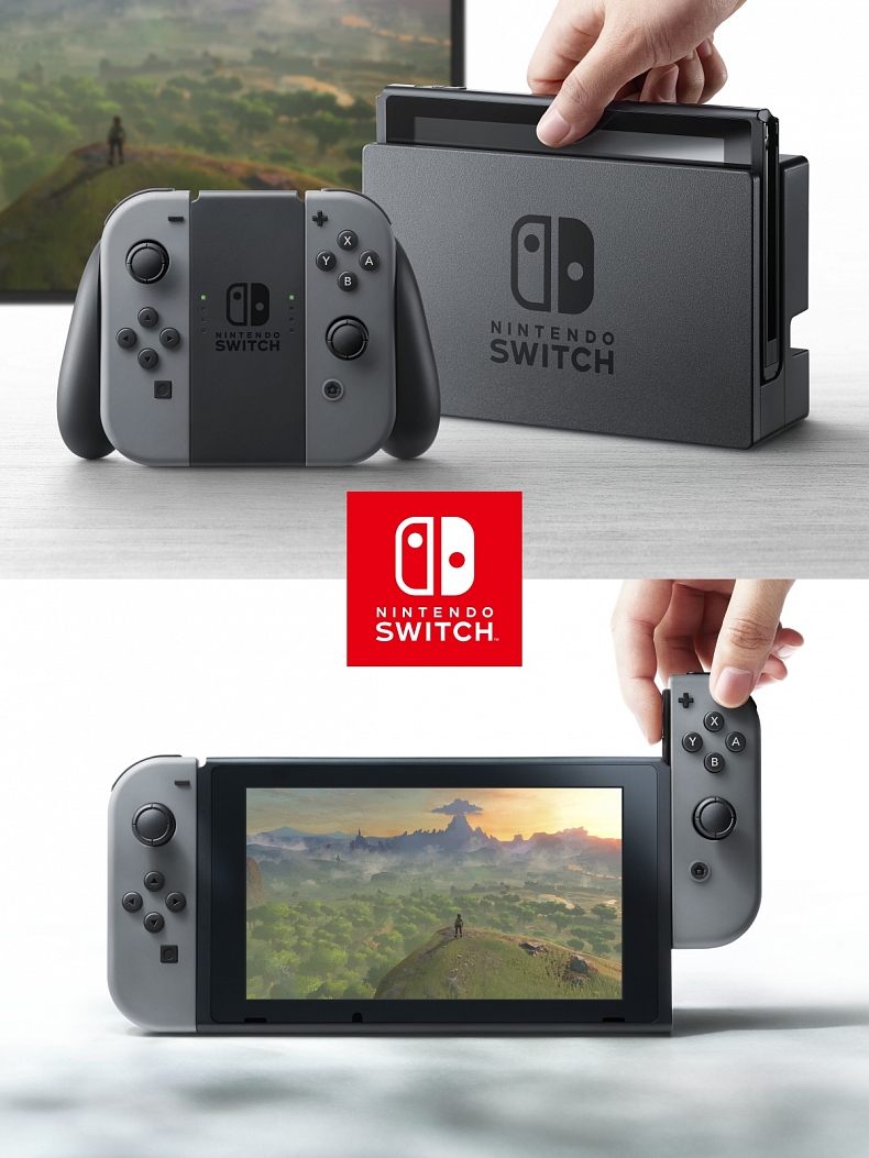 Nová konzole od Nintenda se jmenuje Switch, zahrajete si i mimo domov